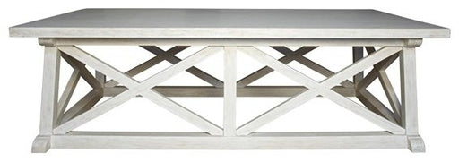 NOIR Furniture - Sutton Coffee Table in White Wash - GTAB121WH - GreatFurnitureDeal