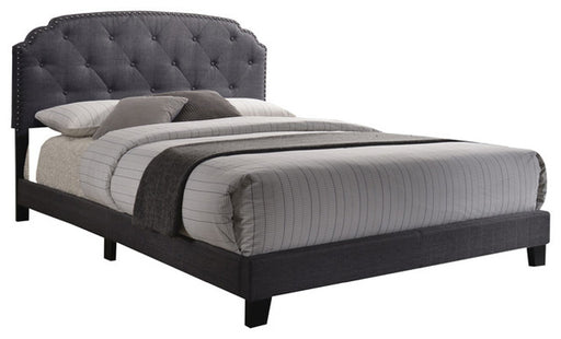 Acme Furniture - Tradilla Gray Fabric Queen Platform Bed - 26370Q - GreatFurnitureDeal