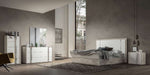 ESF Furniture - Treviso 6 Piece Eastern King Bedroom Set in White - TREVISOEKBS-6SET
