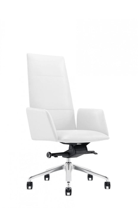 VIG Furniture - Modrest Tricia Modern White High Back Executive Office Chair - VGFUA1911-WHT-OC