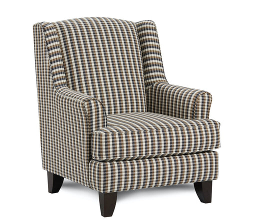 Southern Home Furnishings - Truth or Dare Spice Accent Chair in Multi - 260 Chelsea Indigo - GreatFurnitureDeal