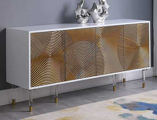 Mariano Furniture - Sideboard in White and Gold - BM-T1952WS - GreatFurnitureDeal