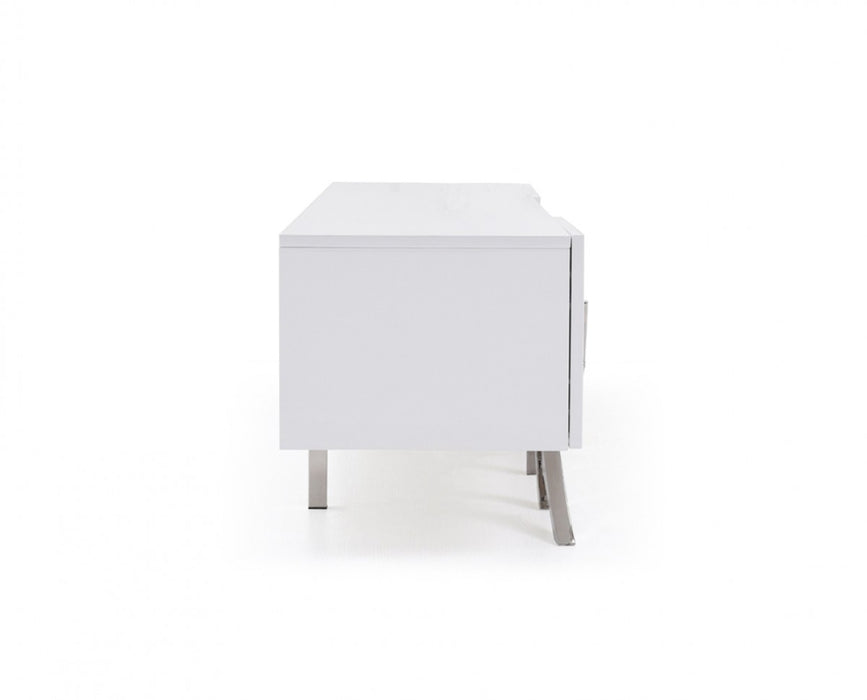 VIG Furniture - Modrest Legend Modern White TV Stand - VGVCTV8111