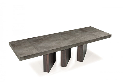 VIG Furniture - Nova Domus Amsterdam Modern Grey Volcano & Eucalyptus Oak Dining Table - VGACAMSTERDAM-OAK-DT - GreatFurnitureDeal