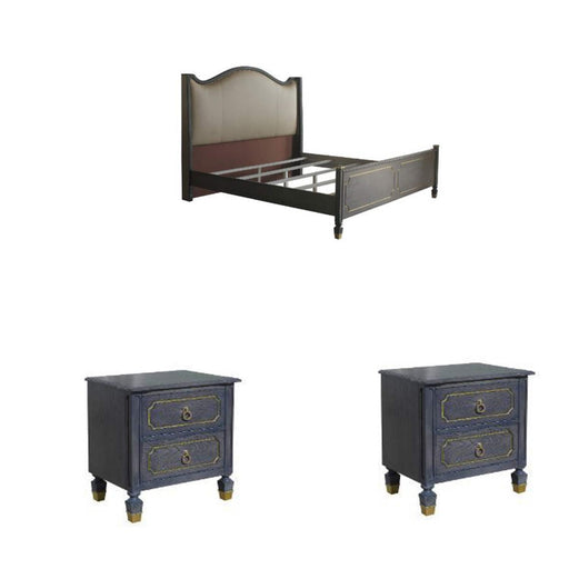 Acme Furniture - House Marchese 3 Piece Queen Bedroom Set in Tobacco - 28900Q-3SET - GreatFurnitureDeal
