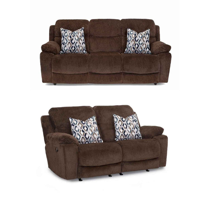Franklin Furniture - Dayton Reclining Sofa in Nucleus Fudge - 63642-1004-12