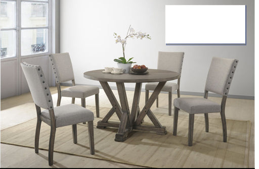 Mariano Furniture - Antique Light Grey Dining Table Set - BM-ANNAG5 - GreatFurnitureDeal