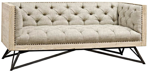 CFC Furniture - Byron Sofa, Small, Reclaimed Lumber-Steel Base - UP078-S - GreatFurnitureDeal