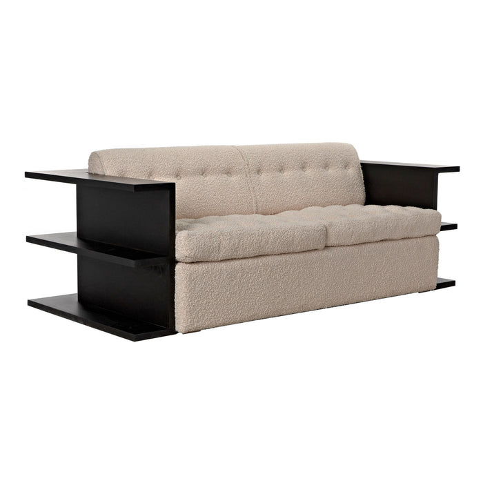 CFC Furniture - Bibliothek Sofa Black - UP177-3