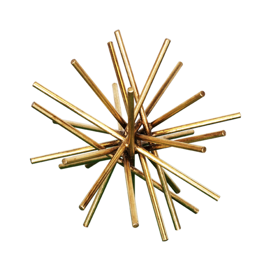 Worlds Away - Urchin Gold Leaf Iron Rod Asterisk - URCHIN G9 - GreatFurnitureDeal