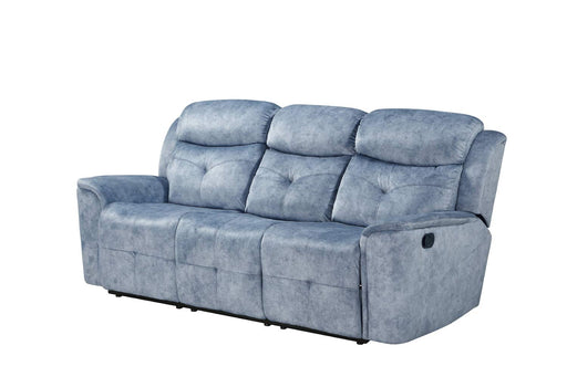 Acme Furniture - Mariana Sofa (Motion), Silver Blue Fabric - 55035-S - GreatFurnitureDeal