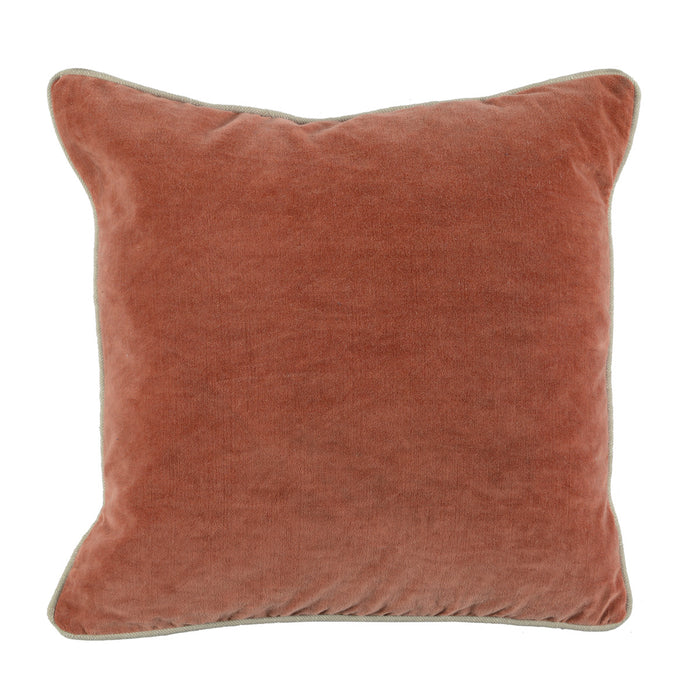 Classic Home Furniture - SLD Heirloom Velvet Terra Cotta Pillow 18x18 (Set of 2) - V170106