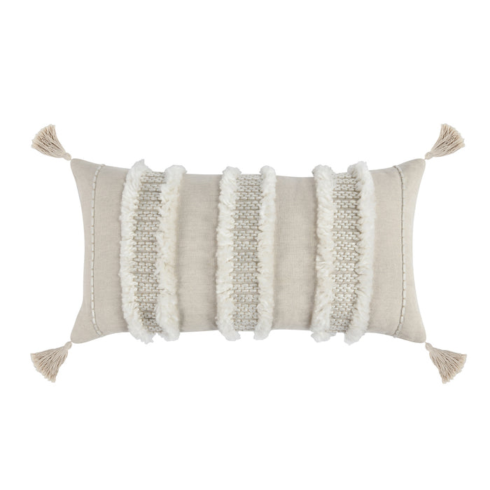 Classic Home Furniture - Artful Dwelling Saint Natural/Ivory  14x26 Pillow (Set of 2) - V250094