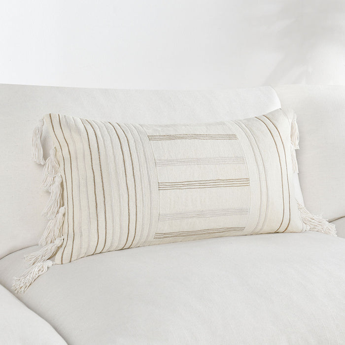 Classic Home Furniture - ST Apana Pillows Ivory/Natural (Set of 2) - V280007 - GreatFurnitureDeal
