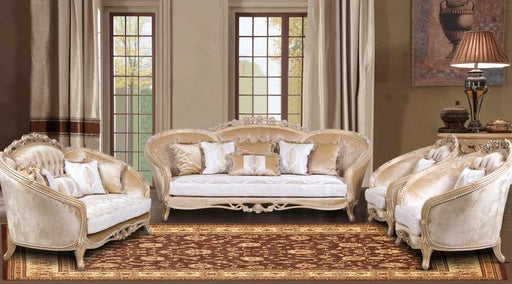 European Furniture - Valentina Luxury Sofa in Dark Champagne - 45001-S - GreatFurnitureDeal