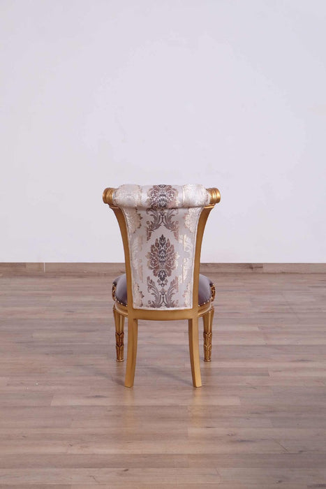 European Furniture - Valentina 5 Piece Dining Room Set in Brown - 51955-5SET - GreatFurnitureDeal