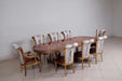 European Furniture - Valentina 11 Piece Dining Room Set in Brown - 51955-11SET - GreatFurnitureDeal