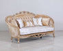 European Furniture - Valentina Luxury Loveseat in Dark Champagne - 45001-L