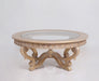 European Furniture - Valentina Luxury Coffee Table in Dark Champagne - 45001-CT