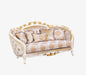 European Furniture - Valentine 4 Piece Luxury Living Room Set in Beige With Dark Gold Leafs - 45010-SL2C - GreatFurnitureDeal