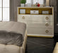 ESF Furniture - Velvet Single Dresser in Cream - VELVETDRESSER