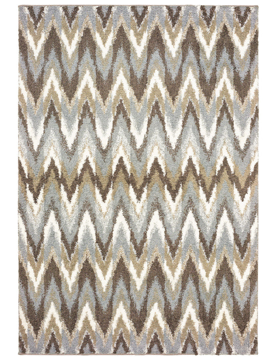 Oriental Weavers - Verona Grey/ Taupe Area Rug - 004D6