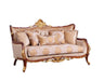 European Furniture - Veronica II 4 Piece Luxury Living Room Set in Antique Walnut and Antique Dark Gold leaf - 47078-SL2C - GreatFurnitureDeal