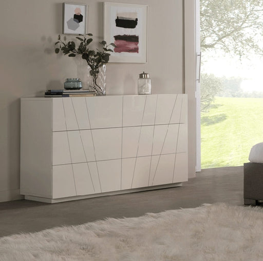 ESF Furniture - Veronica Single Dresser White - C137 - GreatFurnitureDeal