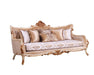 European Furniture - Veronica III 4 Piece Luxury Living Room Set in Antique Beige and Antique Dark Gold leaf - 47072-SL2C - GreatFurnitureDeal