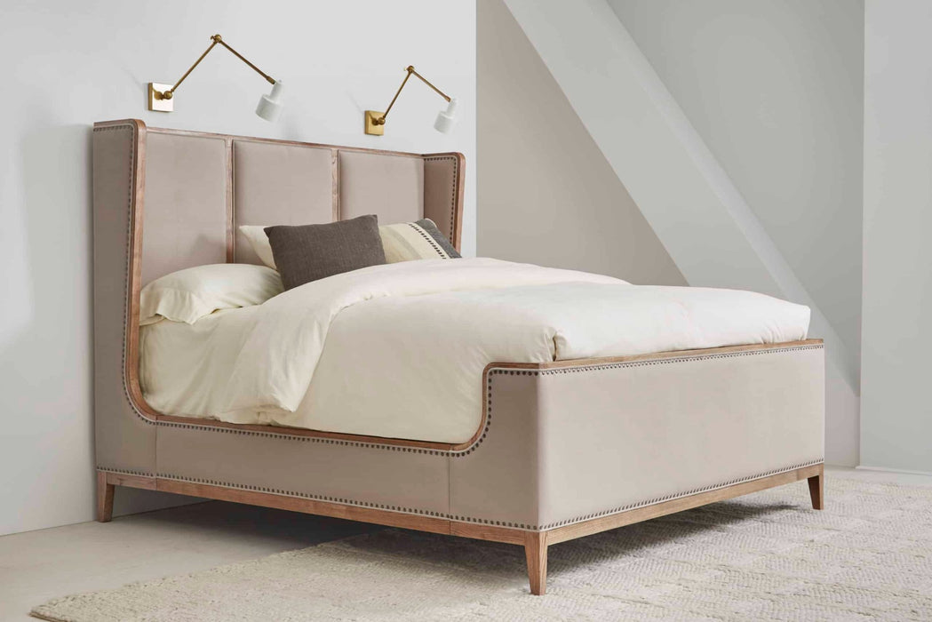 ART Furniture - Passage King Upholstered Bed in Natural Oak - 287146-2302