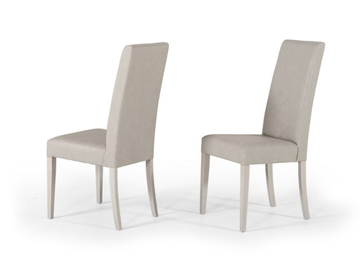 VIG Furniture - Nova Domus Alexa Italian Modern Grey Dining Chair (Set of 2) - VGACALEXA-CHR - GreatFurnitureDeal