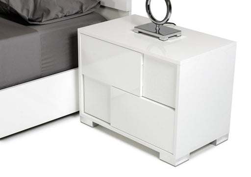 VIG Furniture - Modrest Ancona Italian Modern White Nightstand - VGACANCONA-NS-WHT - GreatFurnitureDeal