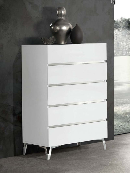 VIG Furniture - Nova Domus Angela - Italian Modern White Chest - VGACANGELA-CHEST - GreatFurnitureDeal