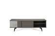 Vig Furniture - Nova Domus Palermo Italian Modern Faux Concrete & Grey TV Stand - VGACPALERMO-TV