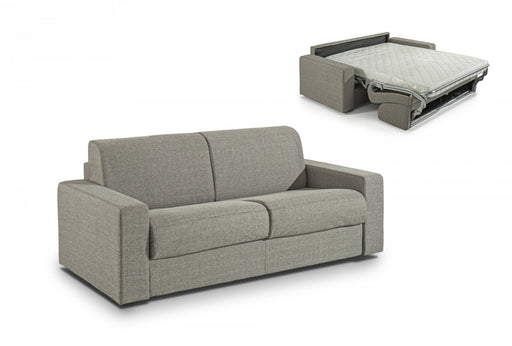 VIG Furniture - Modrest Made in Italy Urrita - Modern Gray Fabric Sofa Bed w- Queen Size Mattress - VGACURRITA-Q-GRY - GreatFurnitureDeal