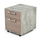 VIG Furniture - Nova Domus Boston Modern Brown Oak & Faux Concrete Office Small File Cabinet - VGANBOSTON-FC-SMALL - GreatFurnitureDeal