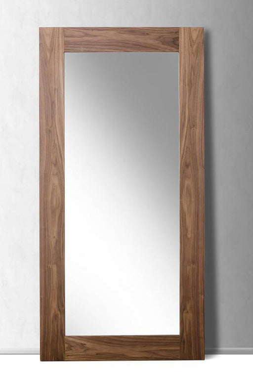 Vig Furniture - Modrest Beth Modern Walnut Floor Mirror - VGBBSP924-WAL - GreatFurnitureDeal