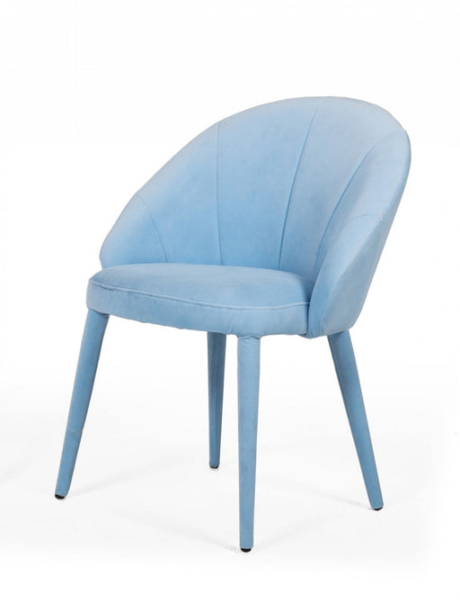 VIG Furniture - Modrest Sanders - Modern Blue Dining Chair - VGEU-MC-9193CH-A - GreatFurnitureDeal