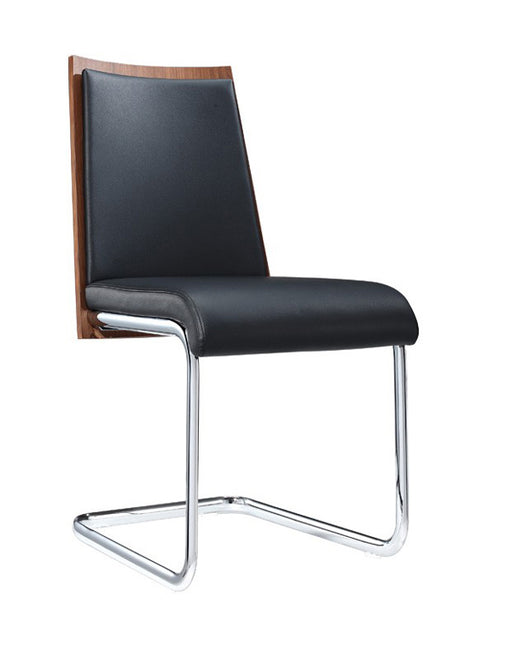 Vig Furniture - Modrest Morgan Modern Black & Walnut Dining Chair (Set of 2) - VGEWF3175BA-BLK - GreatFurnitureDeal