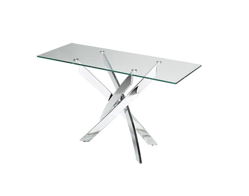 VIG Furniture - Modrest Pyrite Modern Glass Console Table - VGEWF7033AA - GreatFurnitureDeal