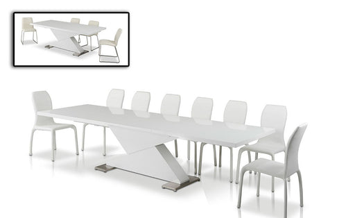VIG Furniture - Bono "Z" - Modern White Dining Table - VGGUBONO