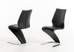 Vig Furniture - Modrest Penn Modern Black Leatherette Dining Chair - VGGUJCD-6606-BLK - GreatFurnitureDeal