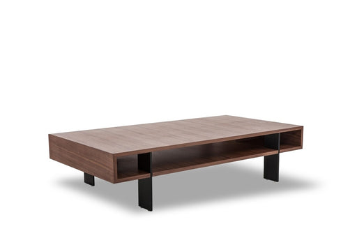 Vig Furniture - Modrest Stilt - Modern Walnut Coffee Table - VGHB123D