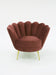 VIG Furniture - Divani Casa Selva Modern Rust Velvet Accent Chair - VGHKF3068-20-PUR - GreatFurnitureDeal
