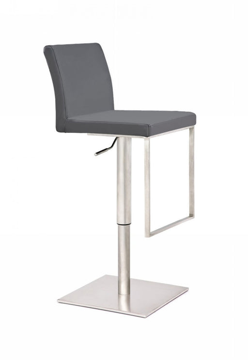 VIG Furniture - Modrest Folsum - Modern Grey Bar Stool - VGHR5040BG-1-GREY - GreatFurnitureDeal