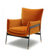 VIG Furniture - Divani Casa Joseph Modern Orange Fabric Accent Chair - VGKKKF.A002-ORG - GreatFurnitureDeal