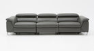 VIG Furniture - Divani Casa Maine Modern Grey Eco-Leather Sofa w/ Electric Recliners - VGKNE9104-ECO-DK-GRY