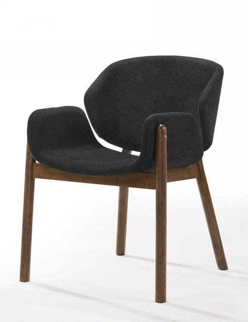 VIG Furniture - Modrest Jozy - Modern Grey & Walnut Dining Chair (Set of 2) - VGMA-MI-909-GRY - GreatFurnitureDeal