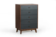 Vig Furniture - Nova Domus Dali Modern Grey & Walnut Chest - VGMABR-31-CHEST - GreatFurnitureDeal