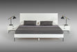 VIG Furniture - Nova Domus Valencia Contemporary White Bed - VGMABR-76-BED - GreatFurnitureDeal